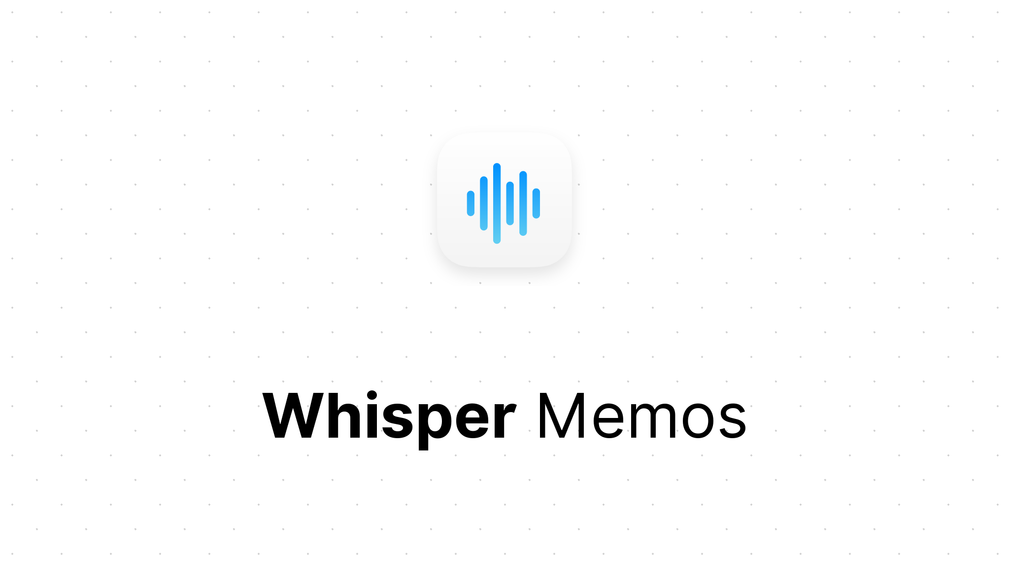 Whisper Memos AI logo
