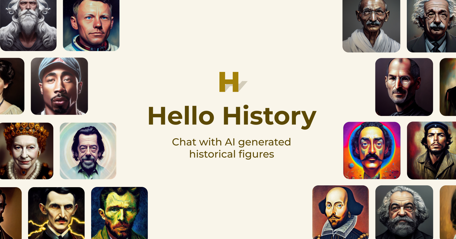 Hello History AI logo